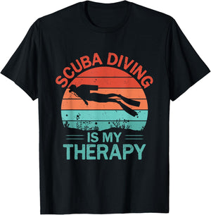 Scuba Diver Divemaster Diving Instructor Underwater T-Shirt - T-Shirt | Black