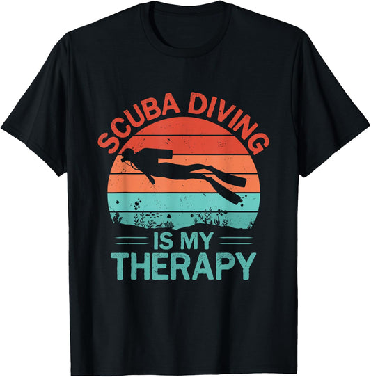 Scuba Diver Divemaster Diving Instructor Underwater T-Shirt - T-Shirt | Black