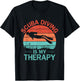 Scuba Diver Divemaster Diving Instructor Underwater T-Shirt - T-Shirt | Black