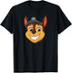 PAW Patrol Chase Grin , blue T-Shirt - T-Shirt | Black