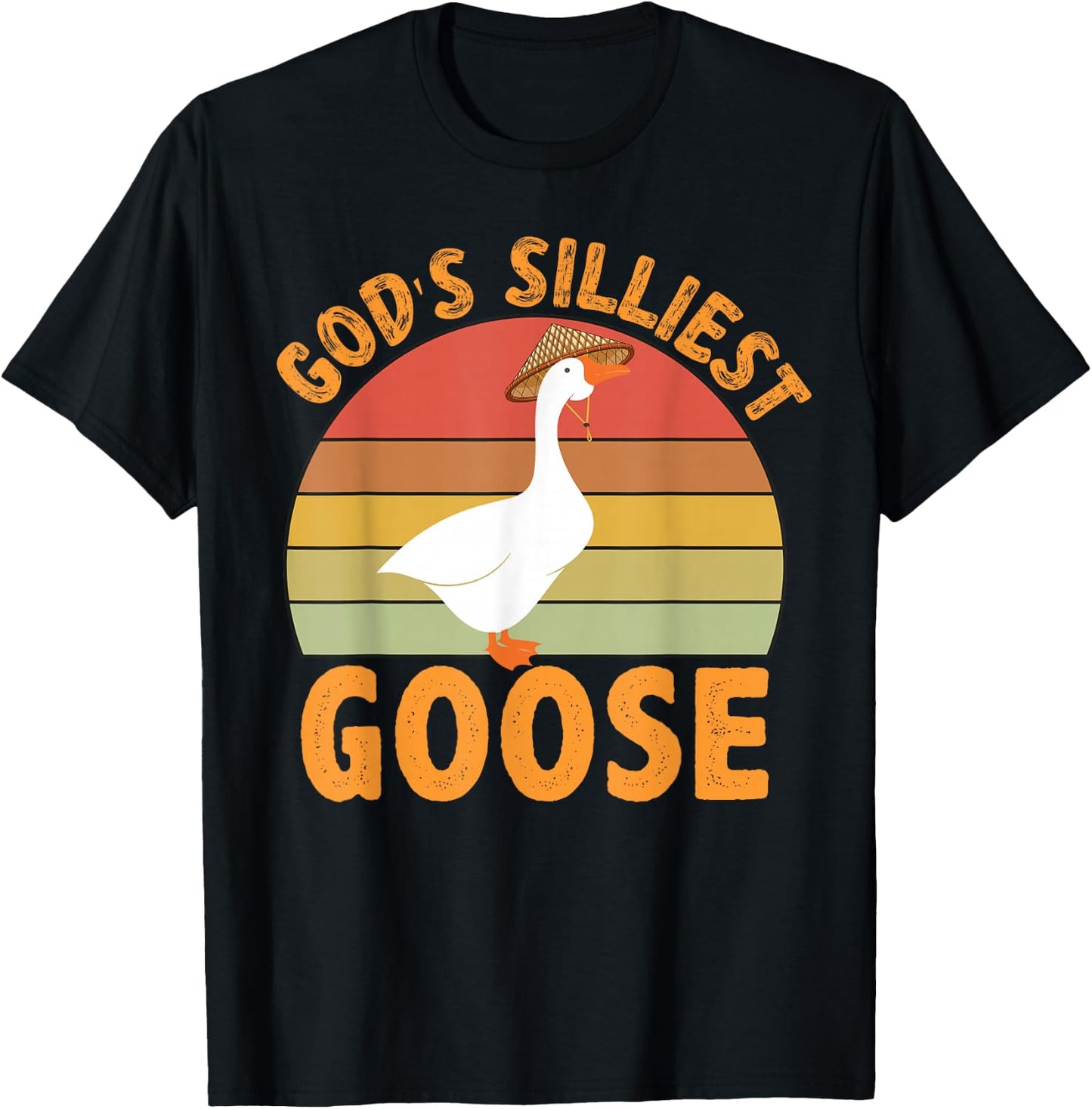God's Silliest Goose T-Shirt - T-Shirt | Black