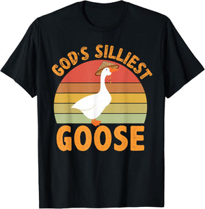 God's Silliest Goose T-Shirt - T-Shirt | Black