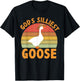 God's Silliest Goose T-Shirt - T-Shirt | Black