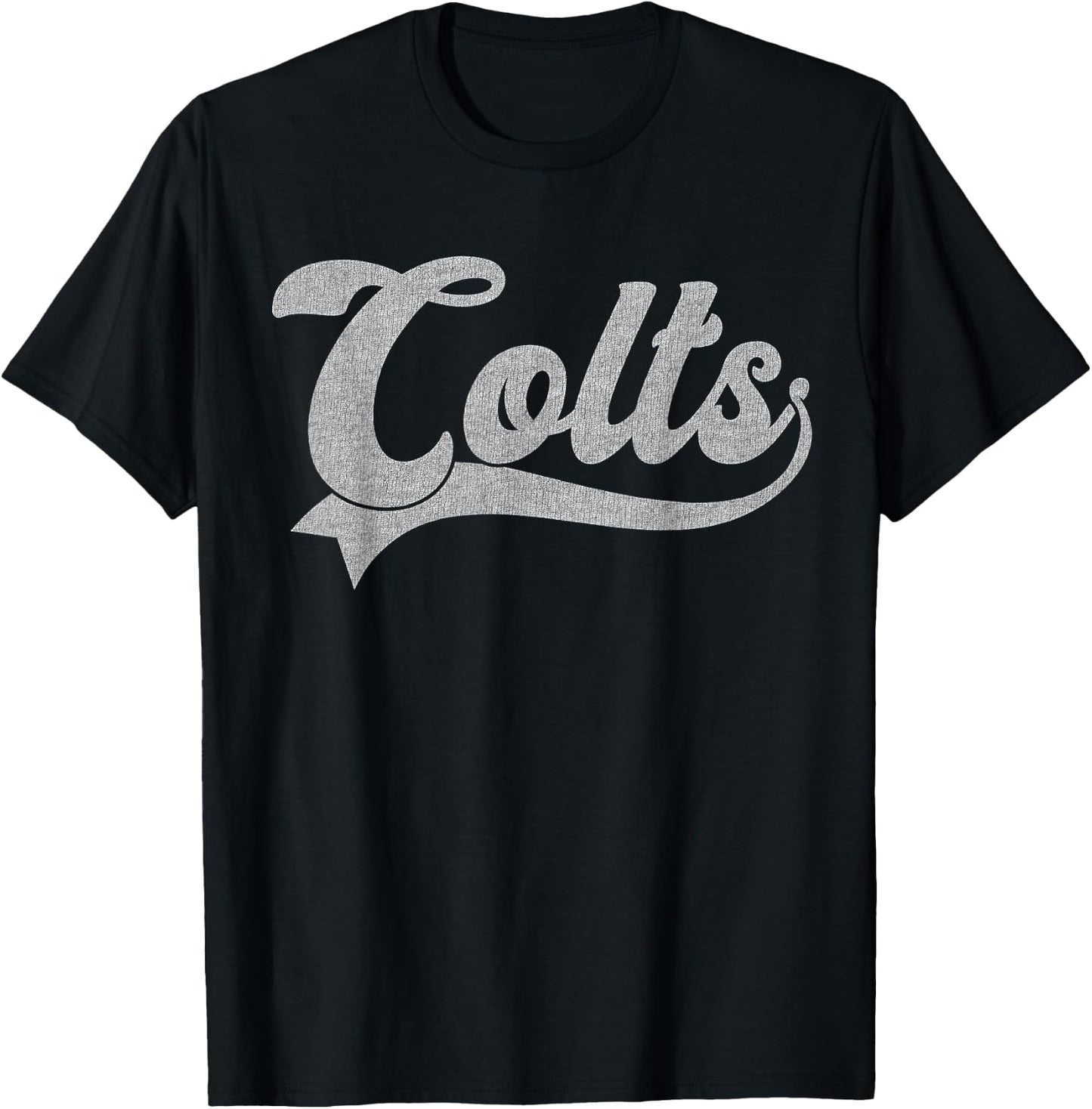 Colts Name Vintage Retro Gift Men Women Boy Girl T-Shirt - T-Shirt | Black