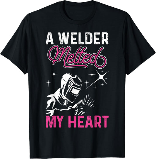 Funny Welding Design Women Weld Tool Welder Welding T-Shirt - T-Shirt | Black