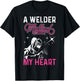 Funny Welding Design Women Weld Tool Welder Welding T-Shirt - T-Shirt | Black