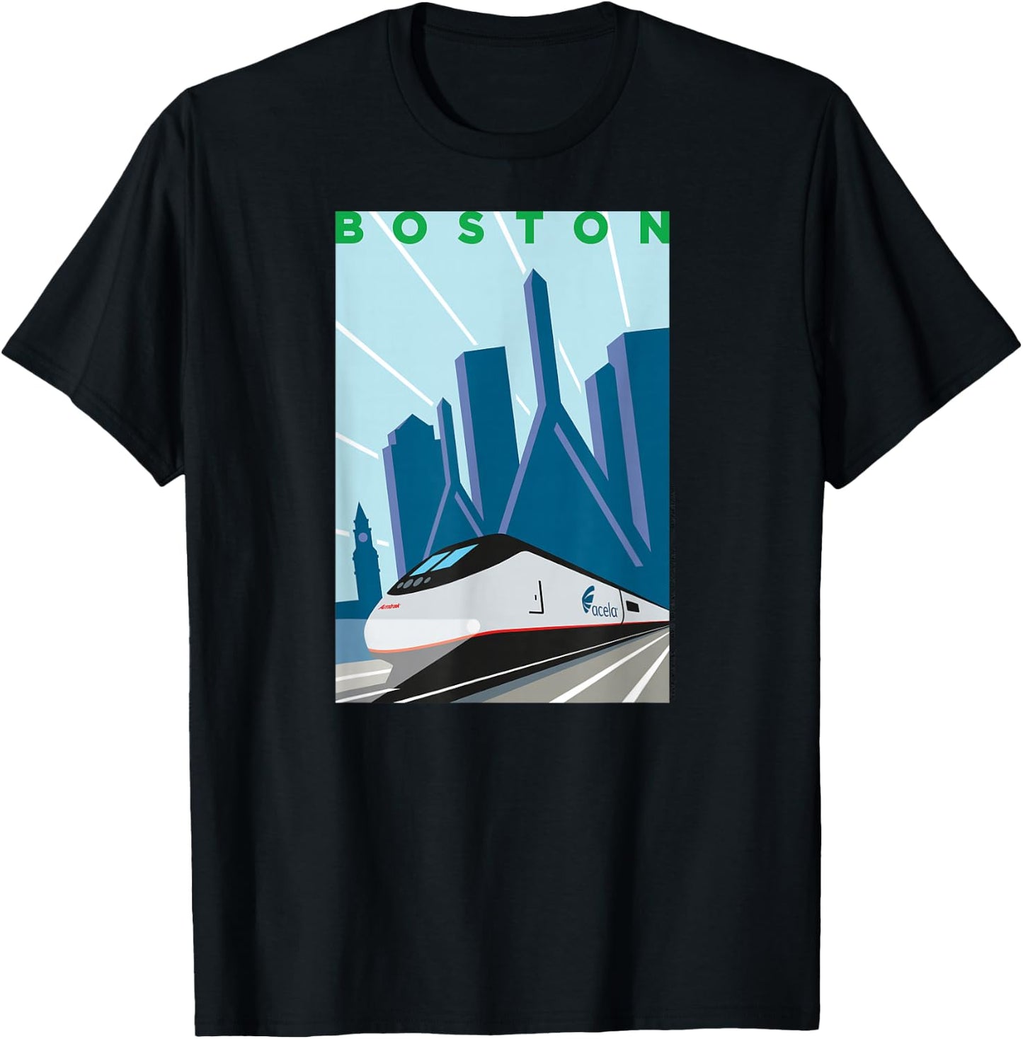 Acela (Boston) T-Shirt - T-Shirt | Black