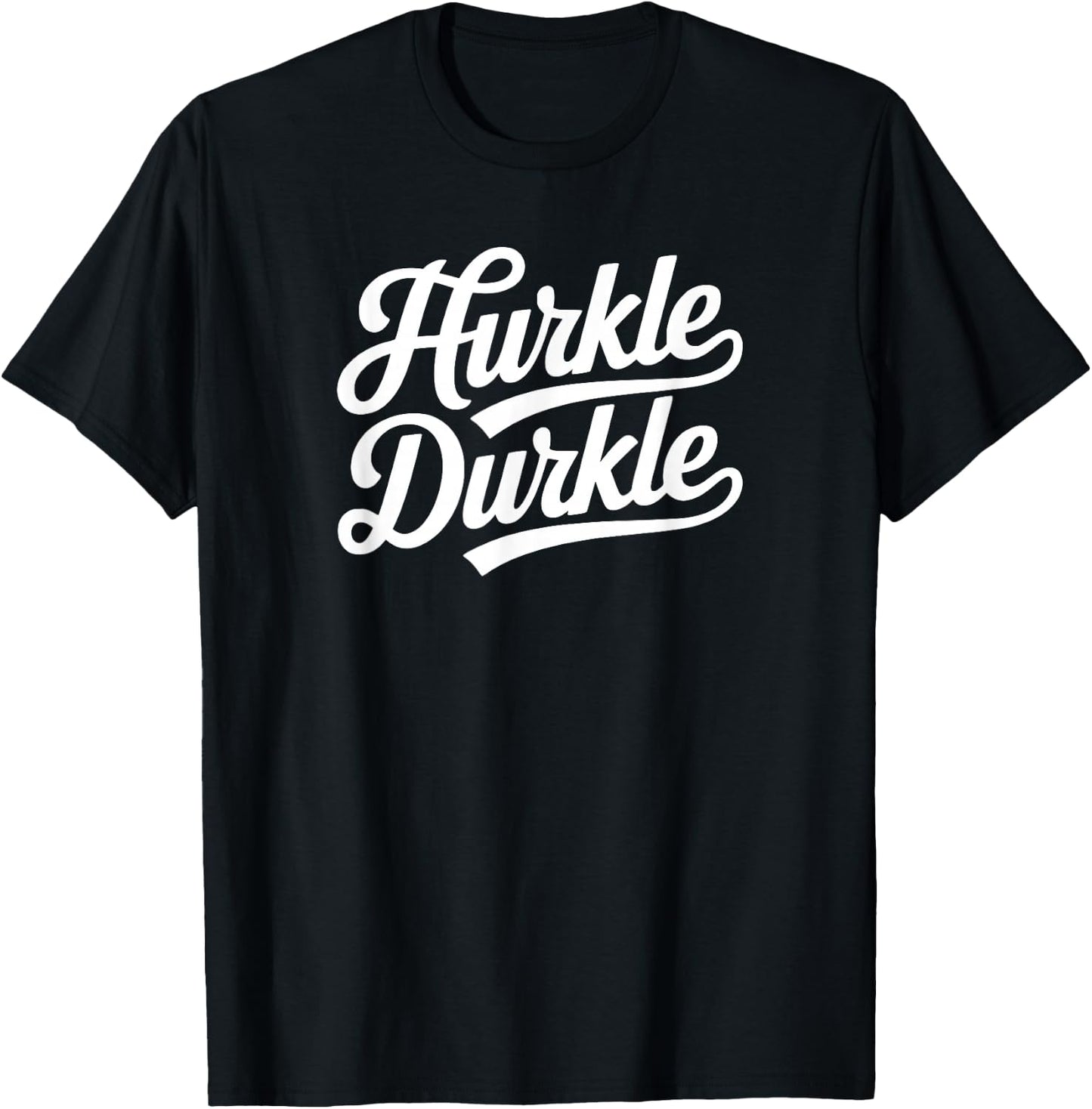 Hurkle Durkle Scottish slang to laze in your bed, vintage T-Shirt - T-Shirt | Black