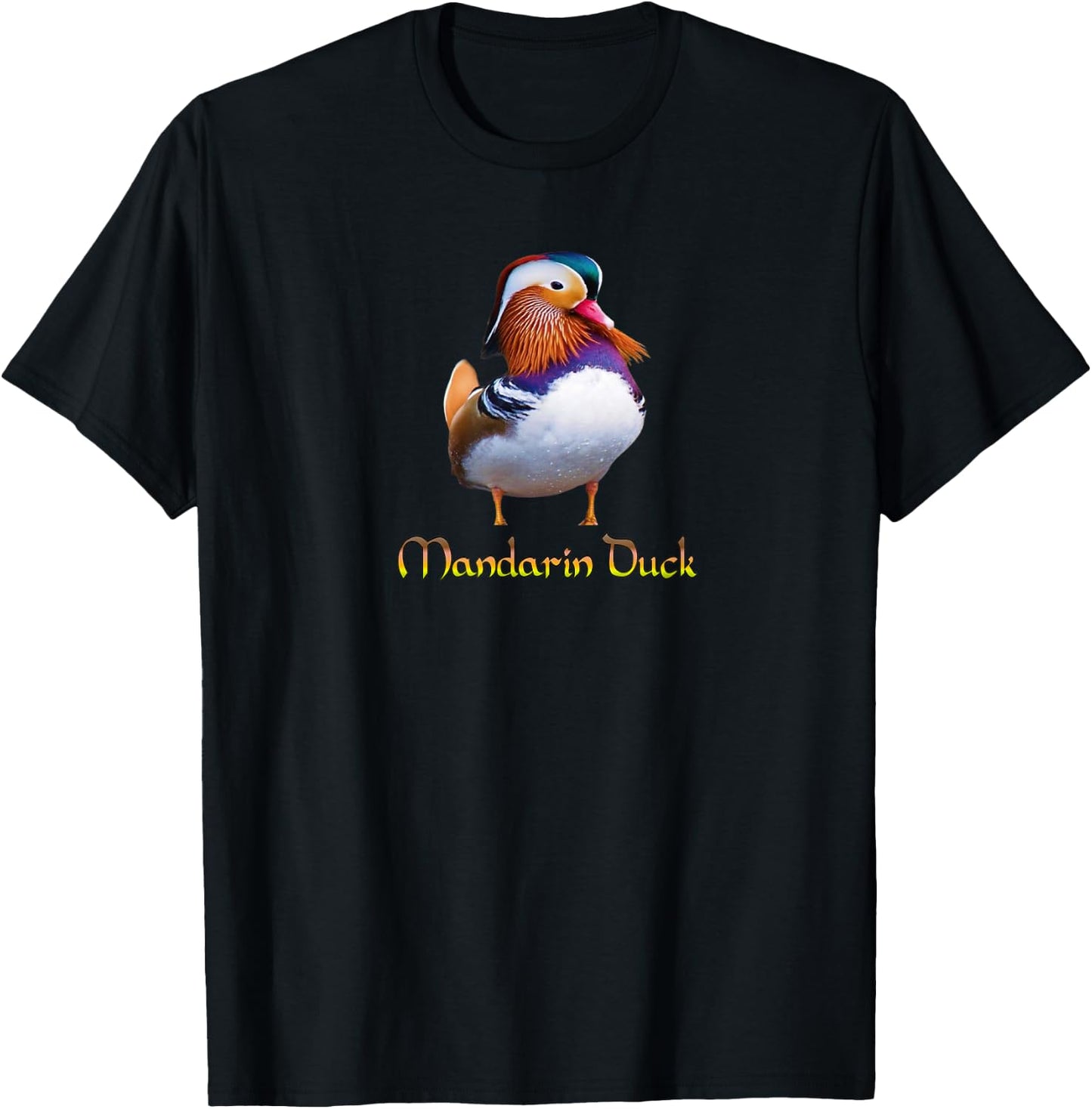 Mandarin Duck T-Shirt - T-Shirt | Black