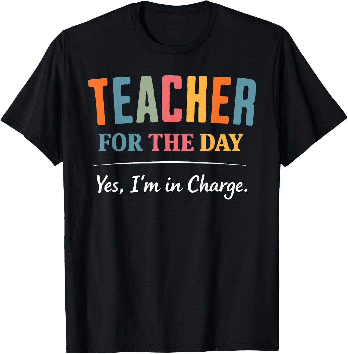 Teacher for A Day Elementary School Student Retro Kids Girls T-Shirt - T-Shirt | Black