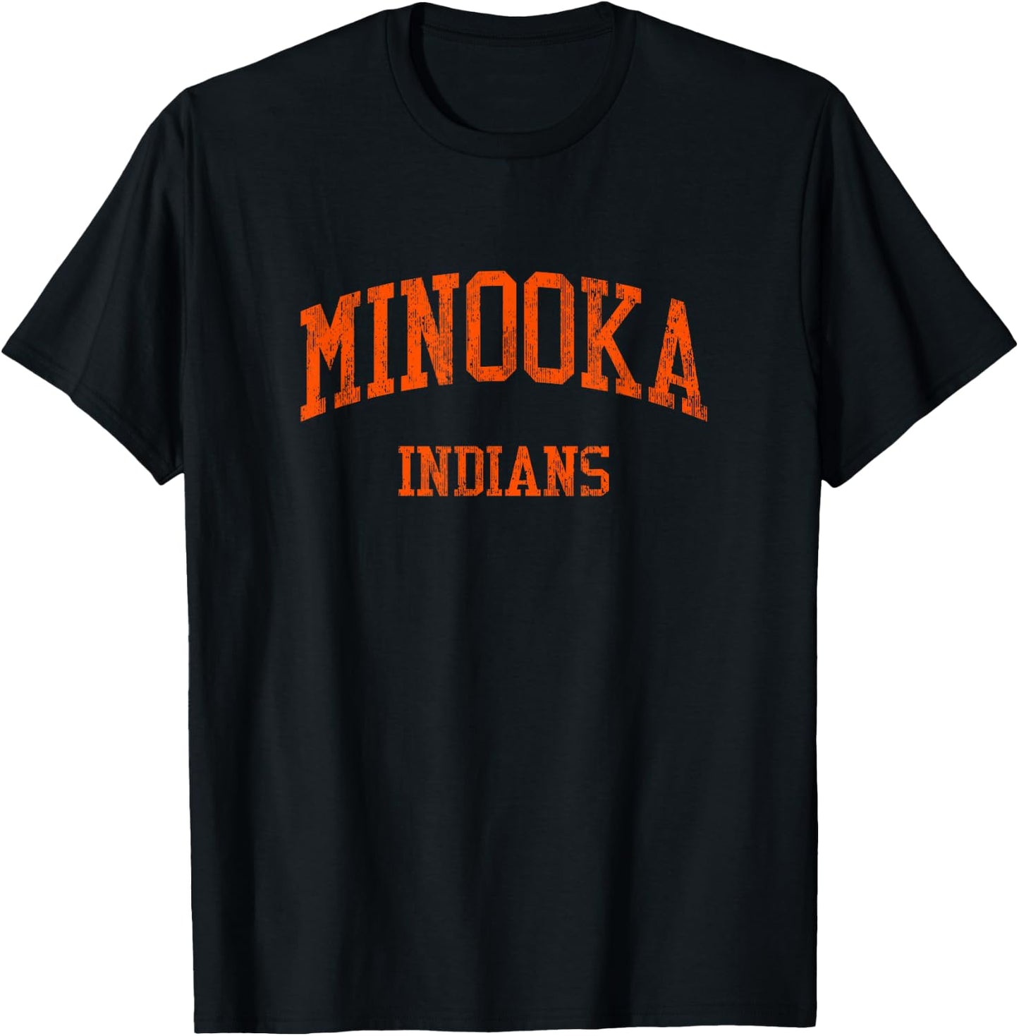 Minooka High School HS Minooka IL Vintage Sports T-Shirt - T-Shirt | Black