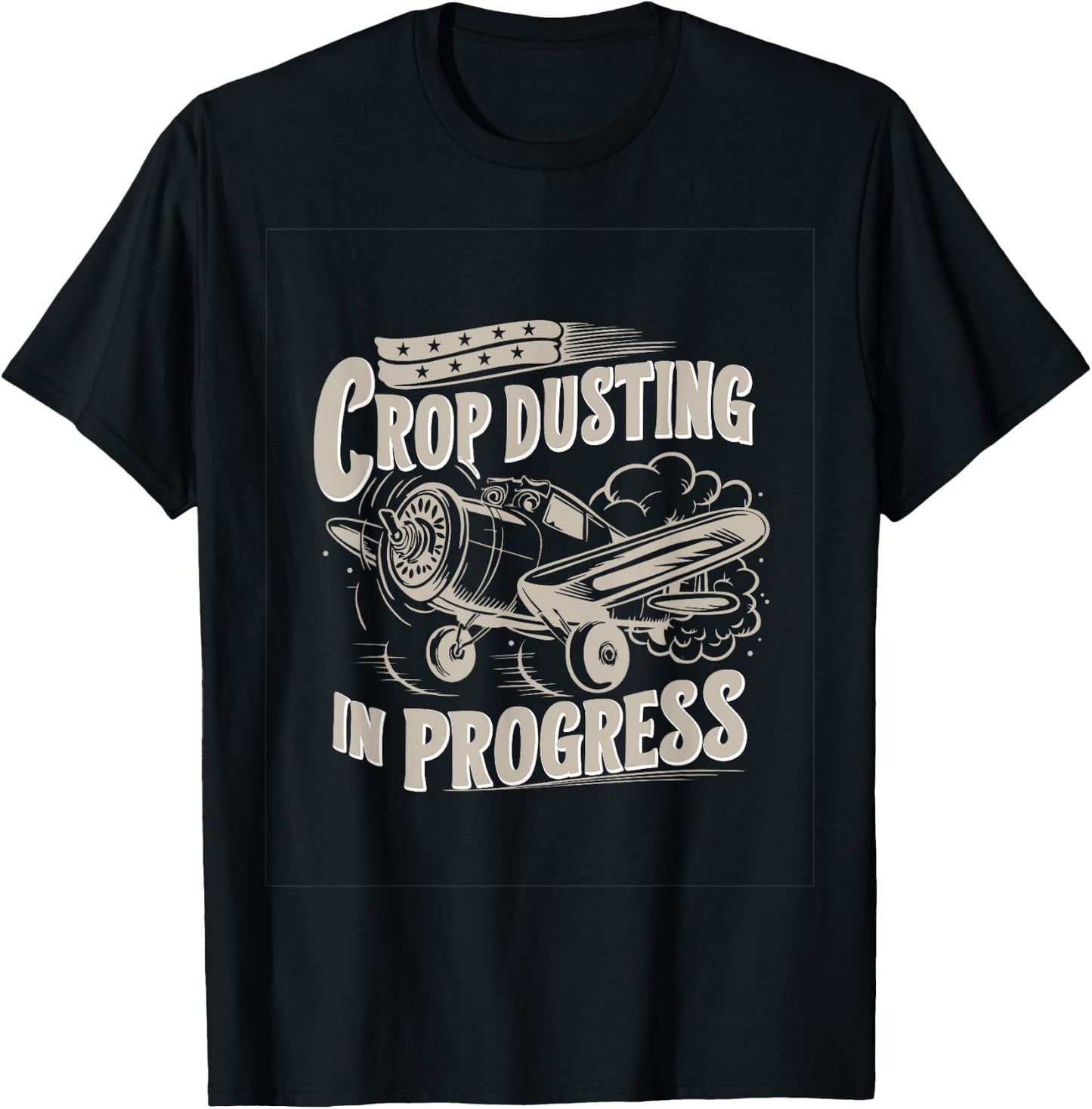 Crop Dusting in Progress Farting, Crop Duster Sarcasm T-Shirt - T-Shirt | Black