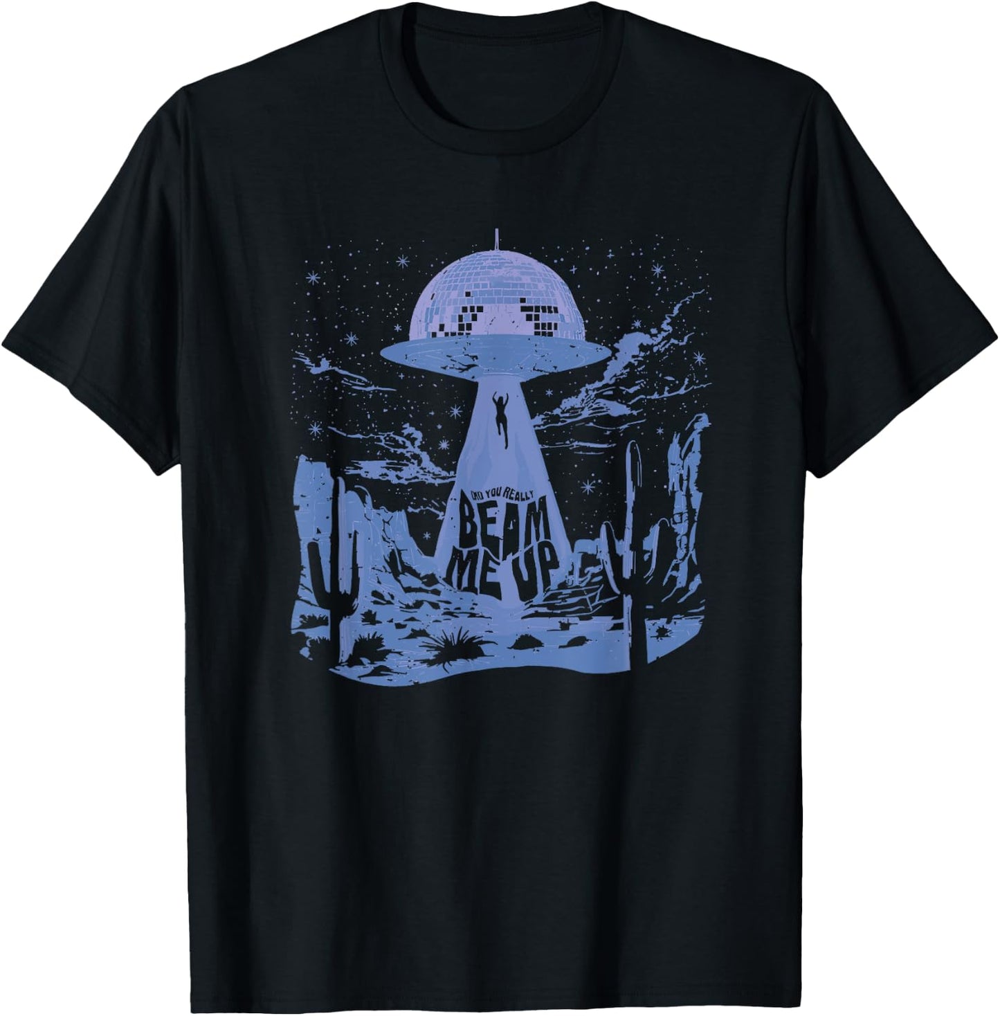 Did you really beam me up down bad T-Shirt - T-Shirt | Black