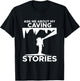 Caving Stories Spelunking Spelunker Nature Cave Walker T-Shirt - T-Shirt | Black