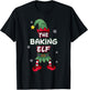 Baking Elf christmas pajamas pjs matching family group T-Shirt - T-Shirt | Black