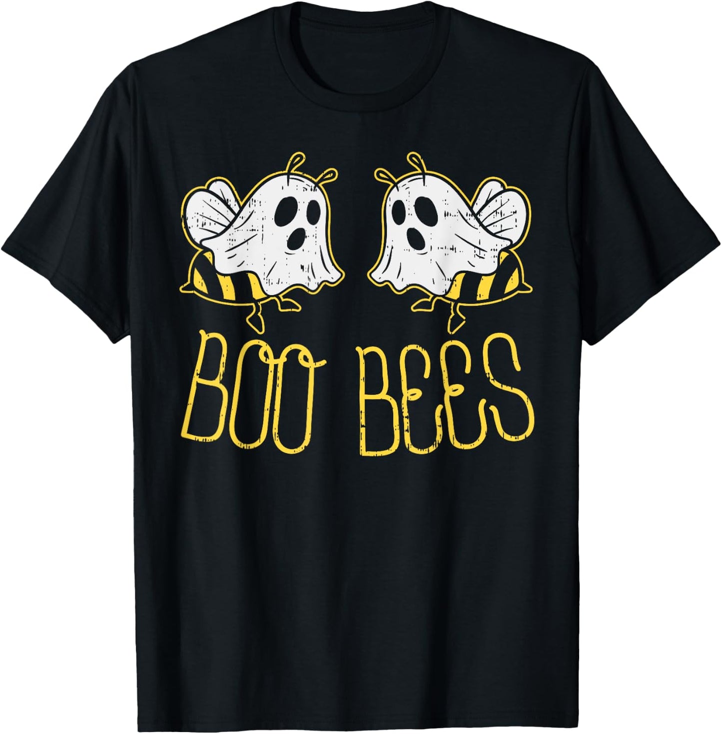 Boo Bees Funny Couples Halloween Costume For Adult Her Women T-Shirt - T-Shirt | Black