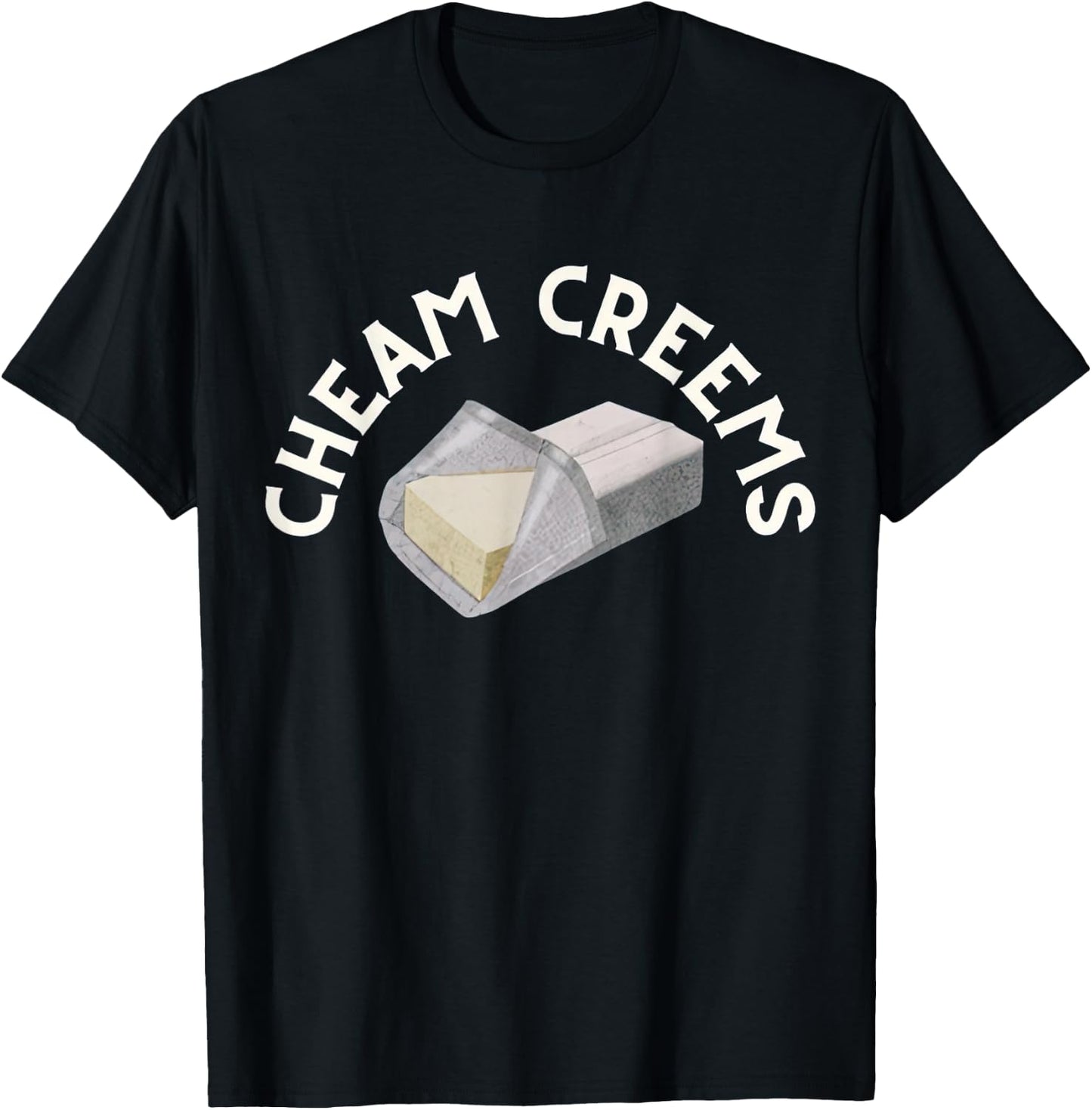 Cheam Creems Funny Vintage T-Shirt - T-Shirt | Black