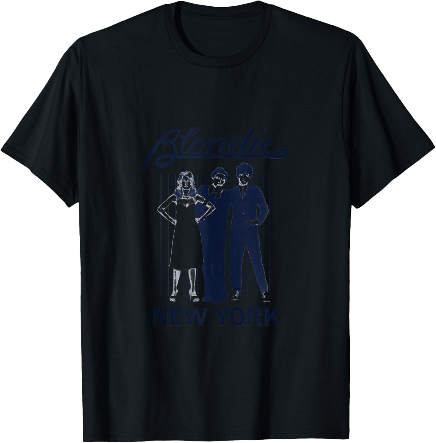 Blondie Parallel Lines Album Art New York Vintage Band T-Shirt - T-Shirt | Black