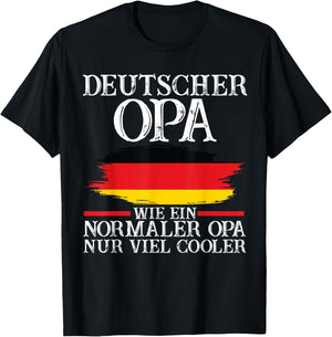 Deutscher Opa Deutscher Deutschland T-Shirt - T-Shirt | Black