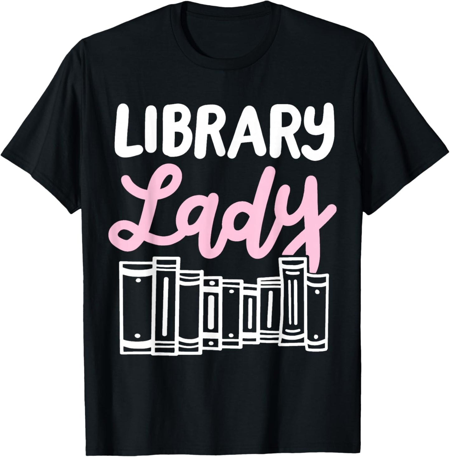 Librarian Library Books Reading Reader T-Shirt - T-Shirt | Black