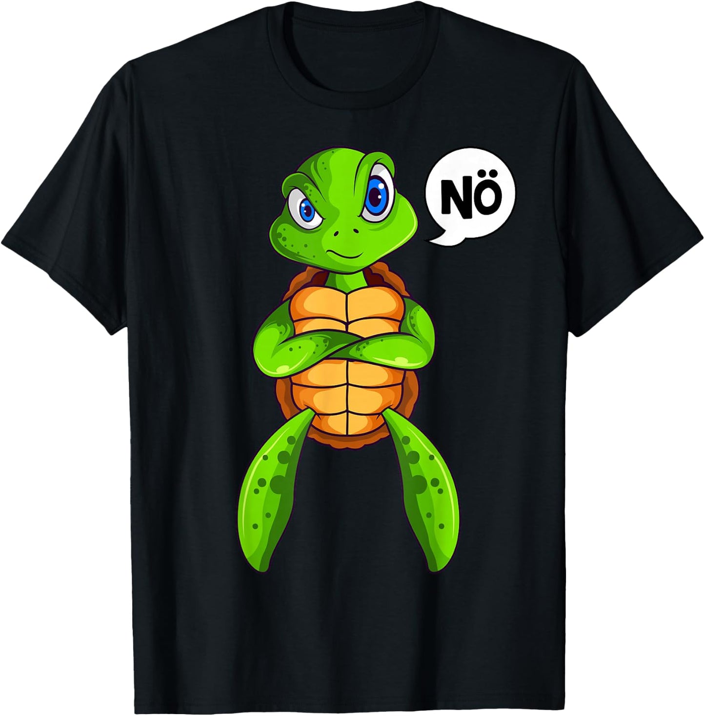 Schildkröten Nö Kinder Mädchen Jungen Schildkröte T-Shirt - T-Shirt | Black