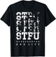 STFU And Lift T-Shirt - T-Shirt | Black