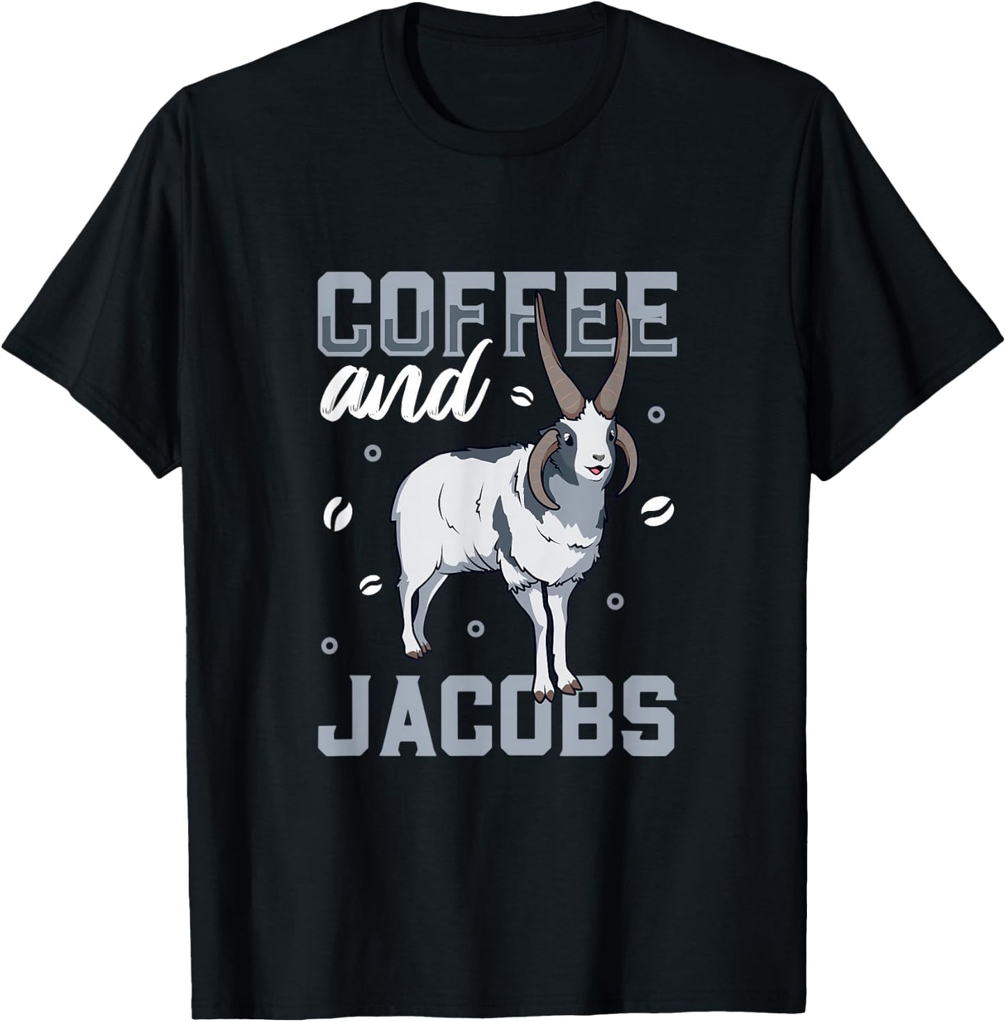 Coffee and sheep - Jacob T-Shirt - T-Shirt | Black