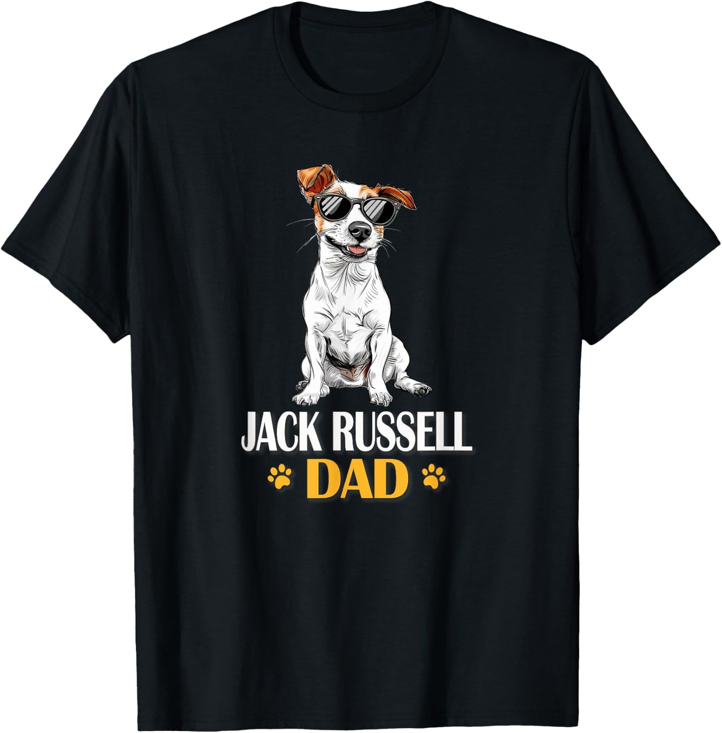 JRT Dog Lover Jack Russell Dad T-Shirt - T-Shirt | Black