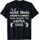 Most Likely Trade Brother Easter Eggs Family Matching Girls T-Shirt - T-Shirt | Black