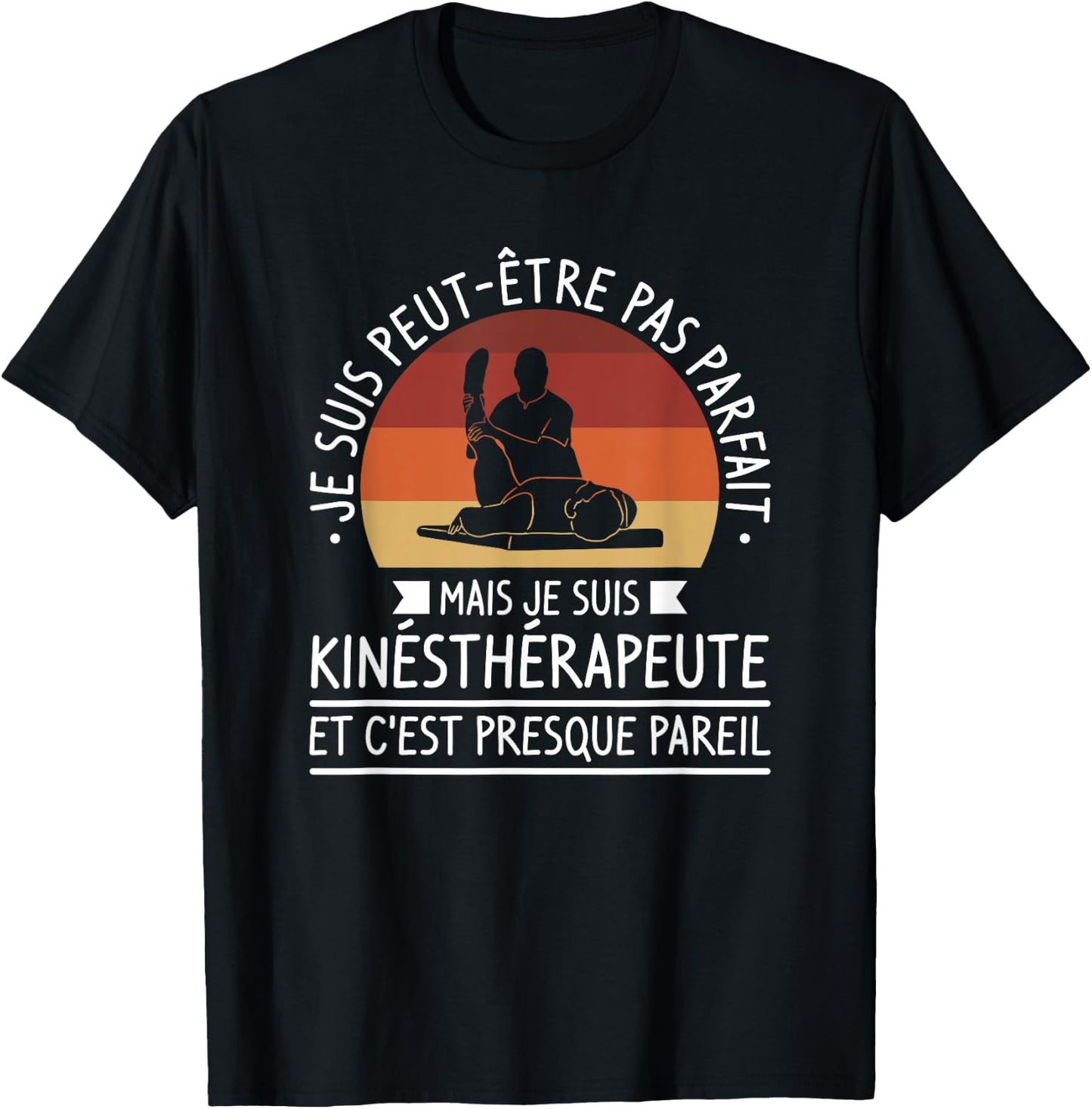 I'm Maybe Not Perfect But I'm Physical Therapist T-Shirt - T-Shirt | Black