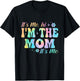 It's Me Hi I'm The Mom It’s Me Groovy Tia Dye Girls Women T-Shirt - T-Shirt | Black
