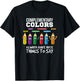 Complementary Colors Pun Artist Art Teacher T-Shirt - T-Shirt | Black
