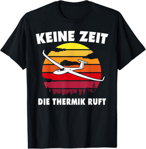 Glider pilot Glider Flying Glider Sailing Fly , black, s T-Shirt - T-Shirt | Black
