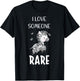 I Love Someone Rare Zebra Rare Disease Awareness Day 2022 T-Shirt - T-Shirt | Black