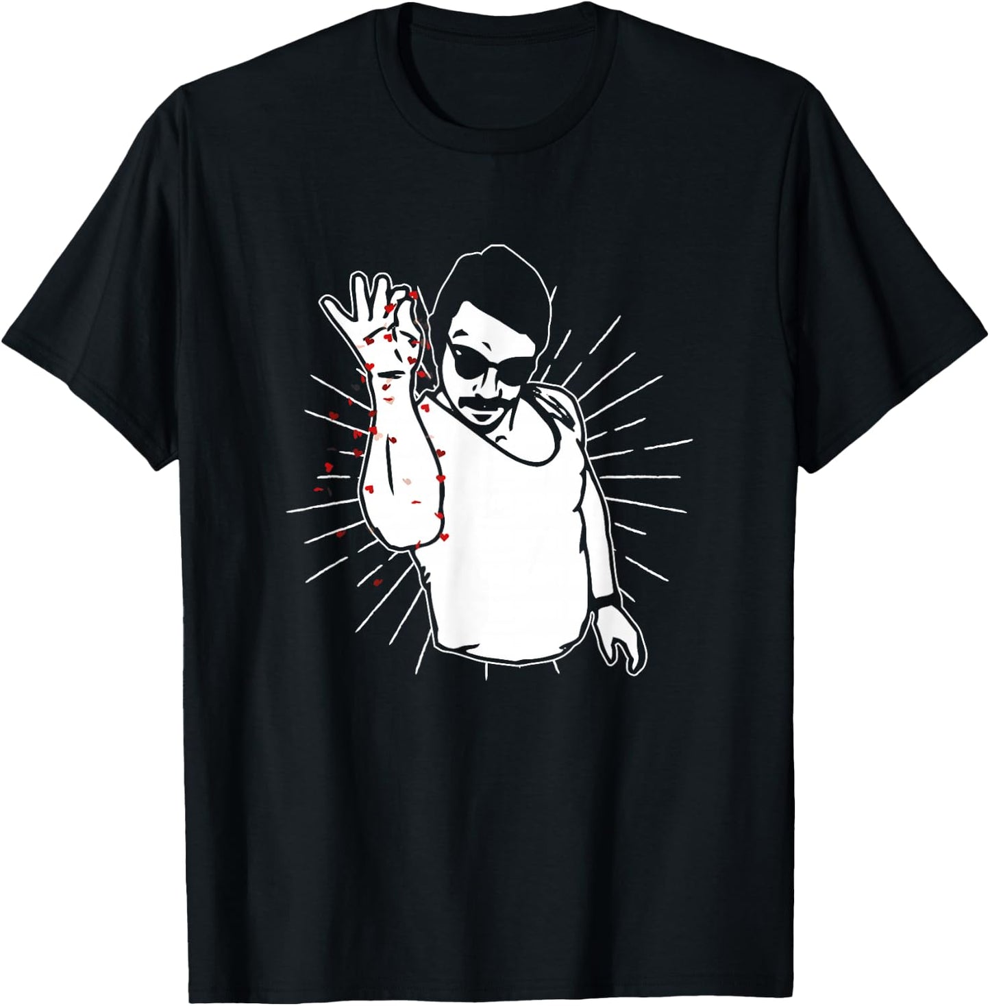 Salt Bae Fan Chef Steak Lover Valentine's Day 14 February T-Shirt - T-Shirt | Black