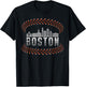 Baseball Boston & Men, Boston Baseball T-Shirt - T-Shirt | Black