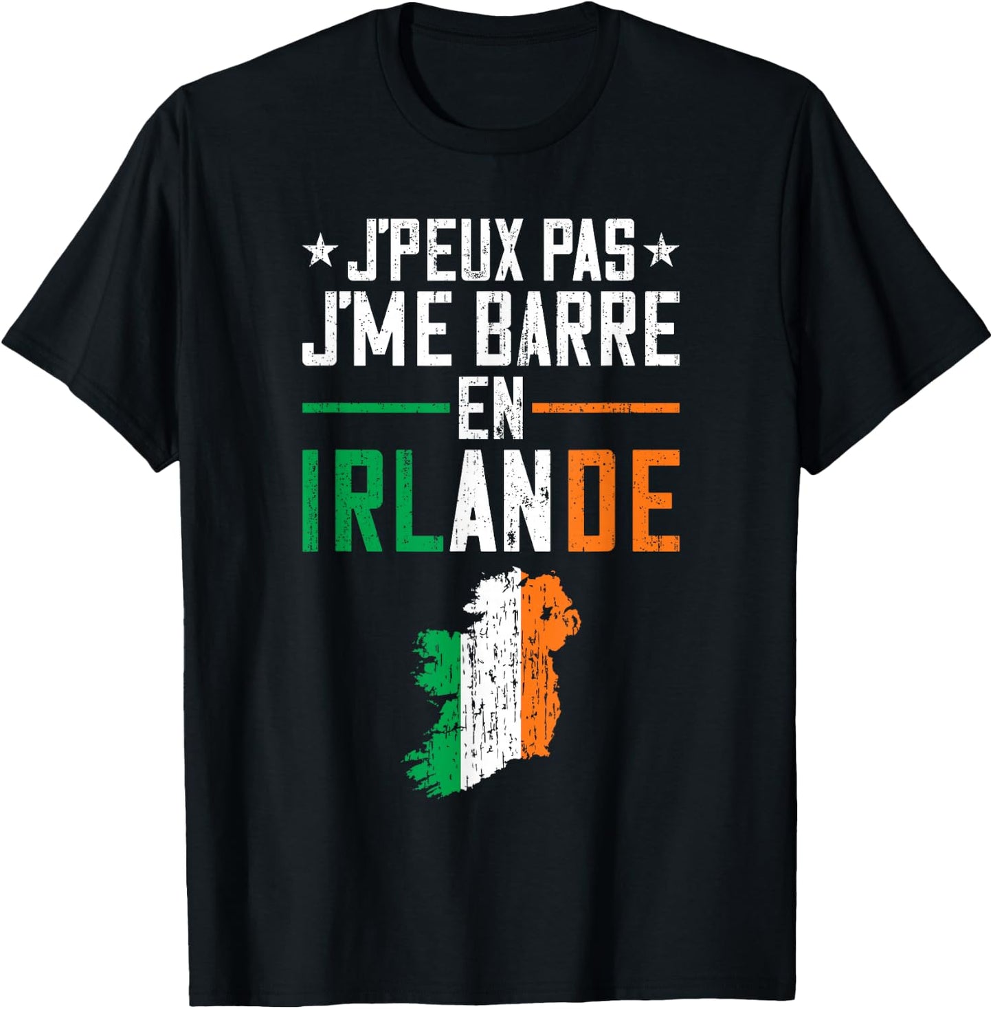 I Can Not I Bar In Ireland | Travel Europe Country , Black, S T-Shirt - T-Shirt | Black
