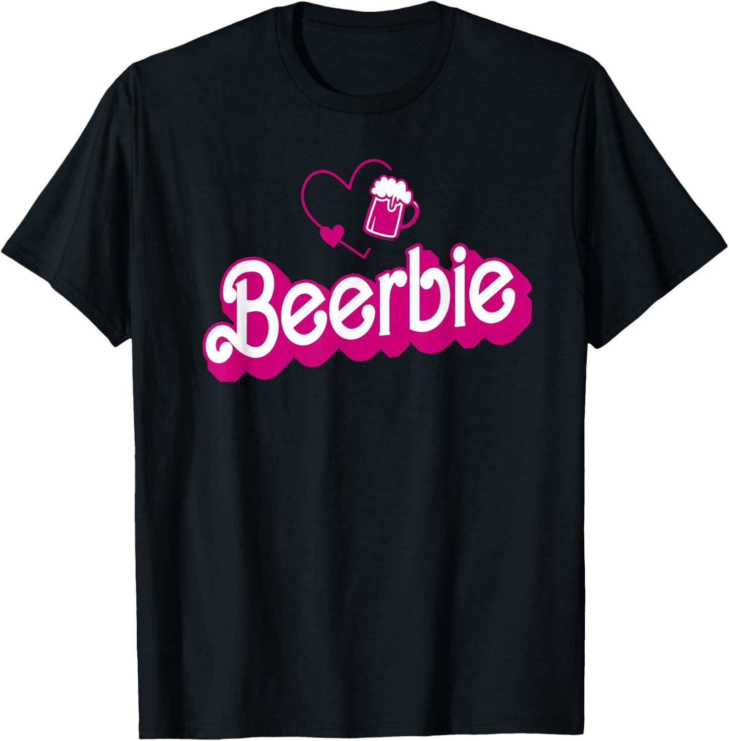 Retro Beer Pun Bar Pub Crawl Party Men Women Funny Beer T-Shirt - T-Shirt | Black