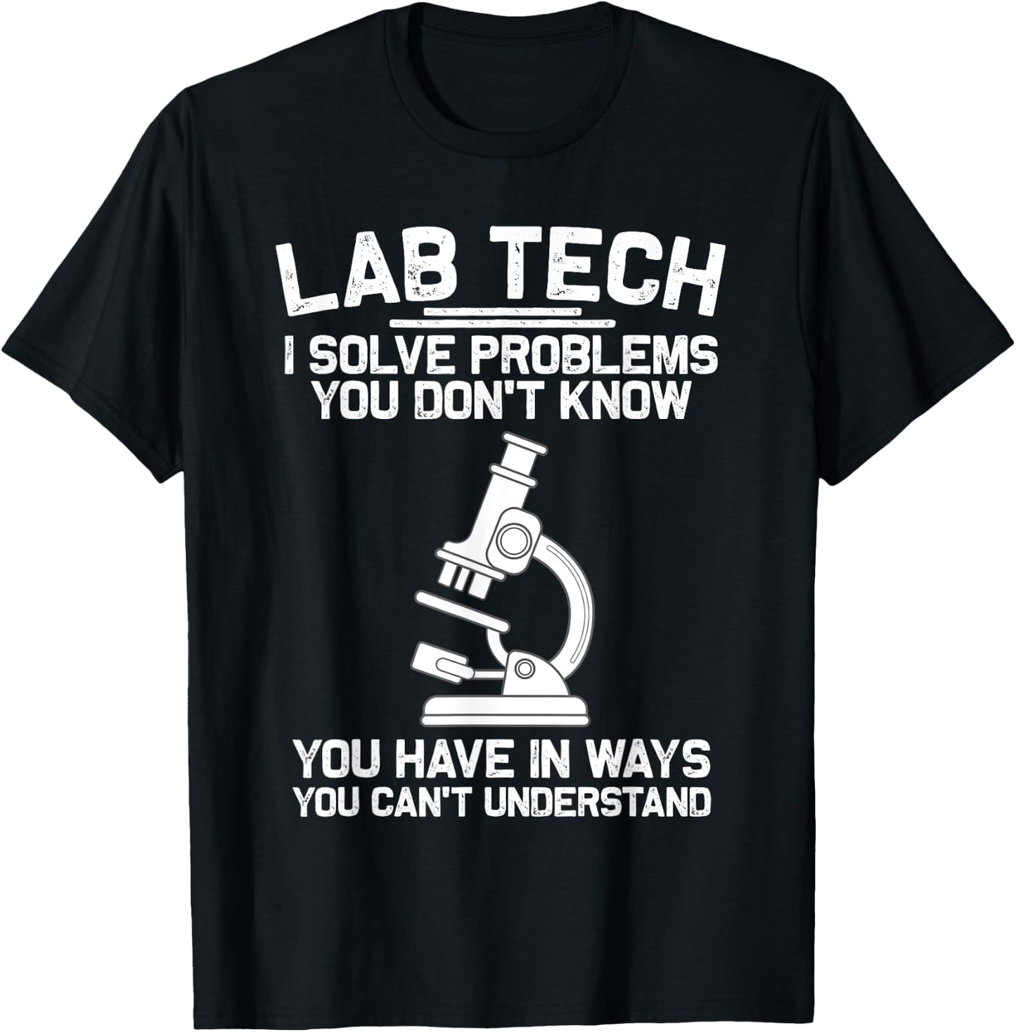 Funny Lab Tech Art Women Medical Laboratory Lab Week T-Shirt - T-Shirt | Black