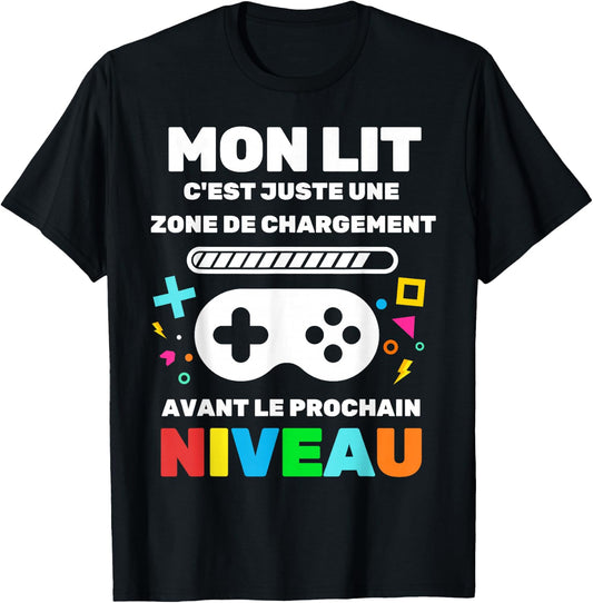 Humor Gamer Gaming Video Games Teen Boy Gamer , Black, S T-Shirt - T-Shirt | Black
