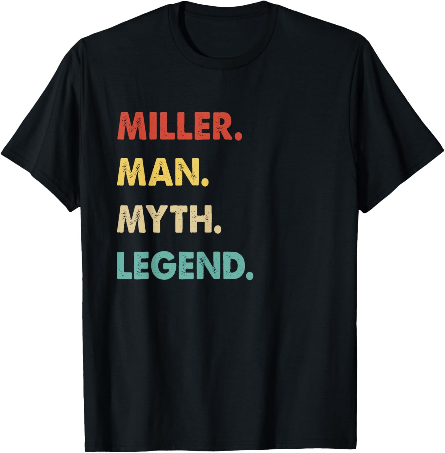 Miller Man Myth Legend T-Shirt - T-Shirt | Black
