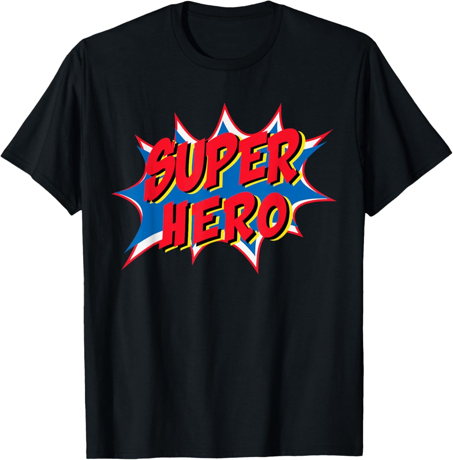 Hero Comic Super Retro Cool , Black, S T-Shirt - T-Shirt | Black