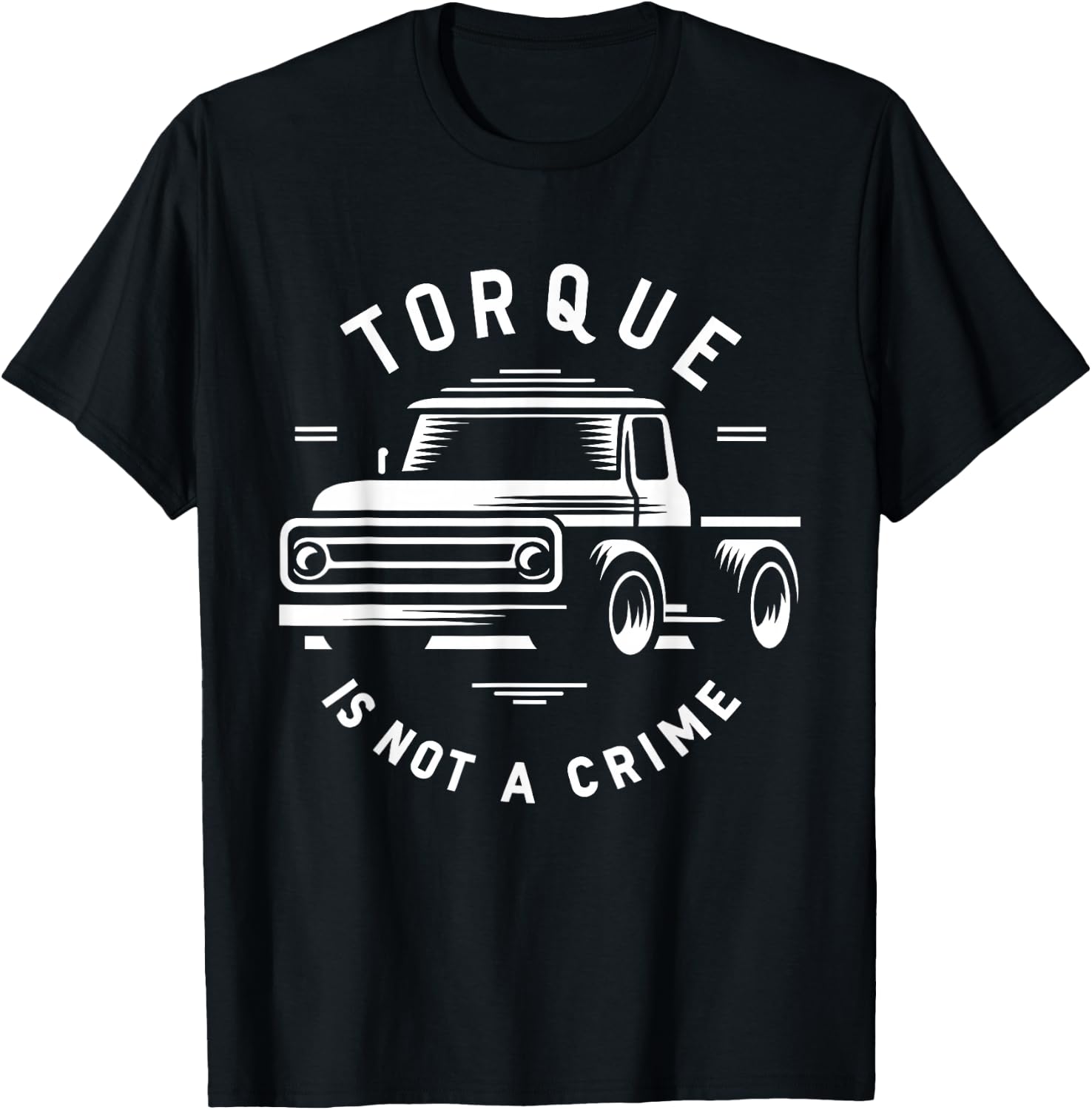 Square Body Truck T-Shirt - T-Shirt | Black