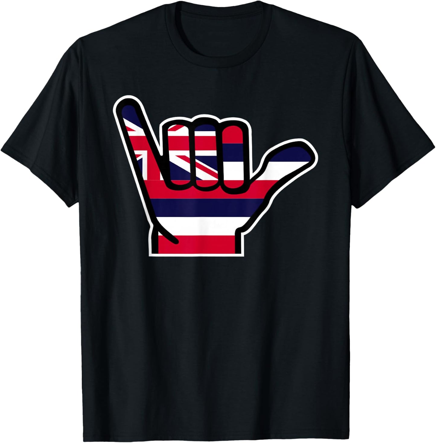 Hawaii hand flag T-Shirt - T-Shirt | Black
