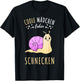 Coole Mädchen lieben Schnecken Geschenk T-Shirt - T-Shirt | Black