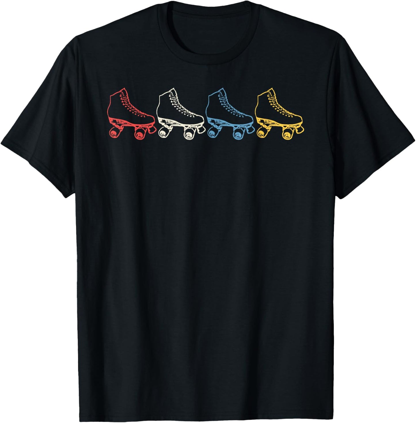Roller Skating Roller Skate Gift Roller Skater T-Shirt - T-Shirt | Black