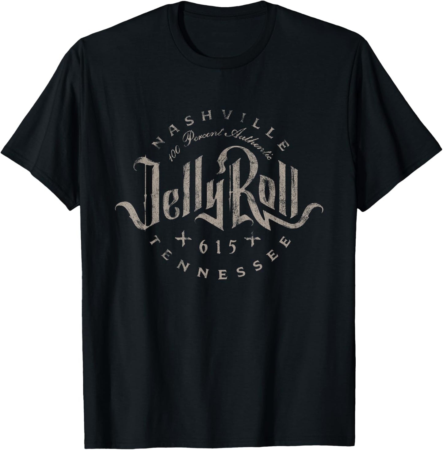 Jelly Roll - Nashville T-Shirt - T-Shirt | Black