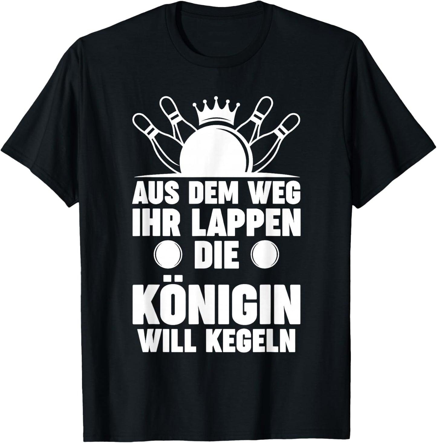 with Queen Cones, black T-Shirt - T-Shirt | Black