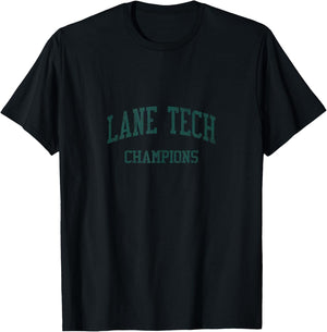 Lane Tech High School HS Chicago IL Vintage Sports T-Shirt - T-Shirt | Black