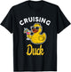 Cruising Duck Duck Cruise Funny Family Cruising Matching T-Shirt - T-Shirt | Black